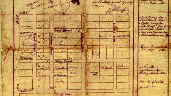  Plan of Leesburg, Loudoun County drawn by John Hough, 1759 being part of Colonel Nicholas Minors land, 1759