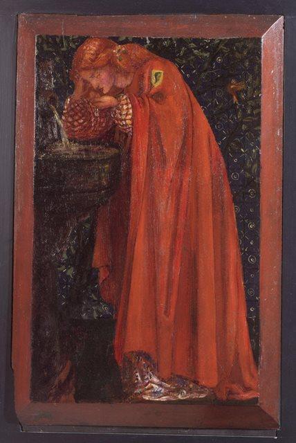 One of four painted panels