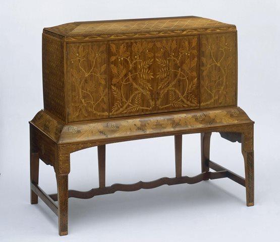 Jack marquetry cabinet