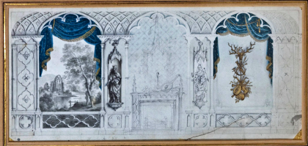 Design for east wall of Whistler Room