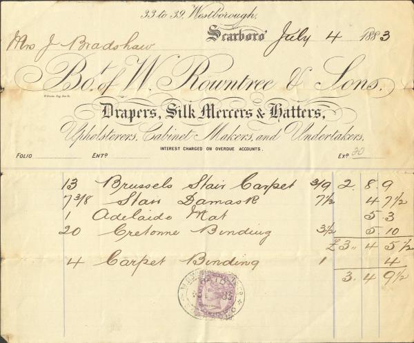 Rowntree & Sons - Gadd archive