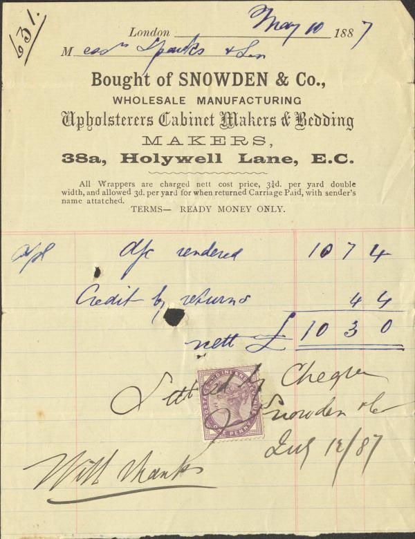 Snowden & Co - Gadd archive.