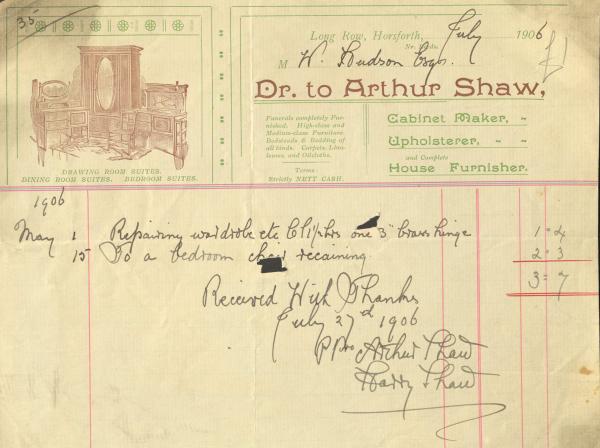 Arthur Shaw - Gadd archive