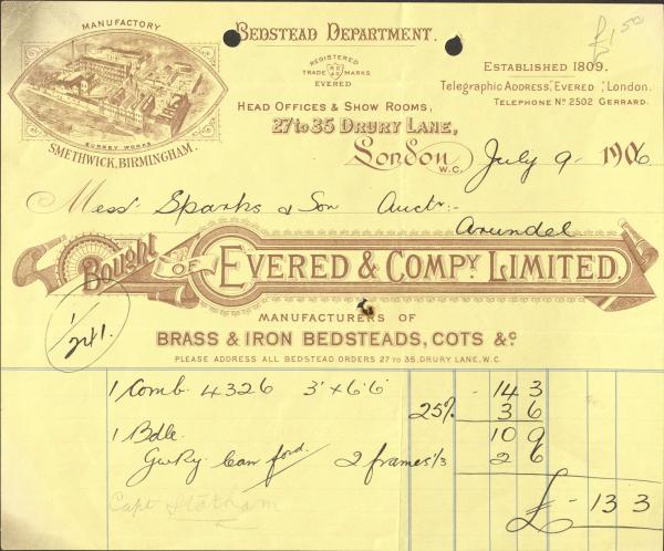 Evered & Company - Gadd archive