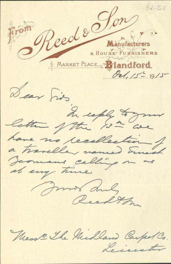 Reed & Son - Gadd archive