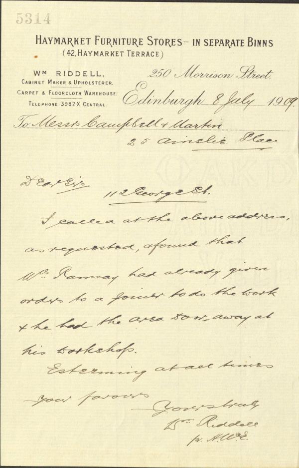 William Riddell - Gadd archive