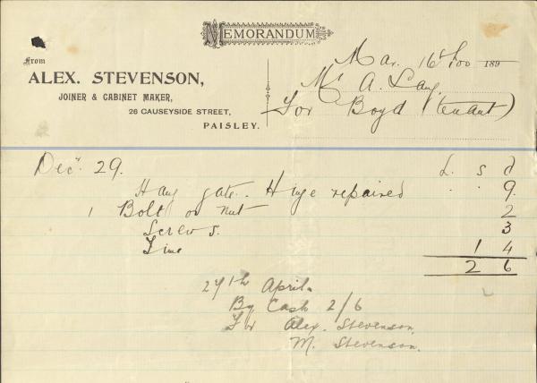 Stevenson - Gadd archive