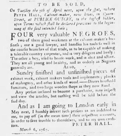 Peter Hall 1767