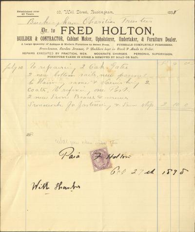 Fred Holton - Gadd archive