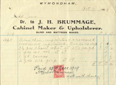 J. H. Brummage - Gadd archive